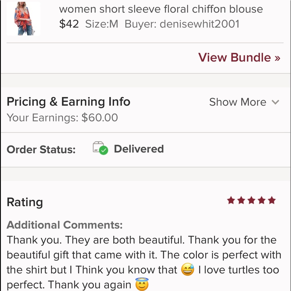 Women fashion crochet sweater top blouse - Picture 5 of 5